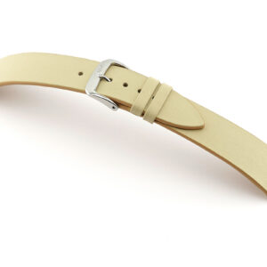 SELVA Lederband zum einfachen Wechseln 22mm sand ohne Naht - MADE IN GERMANY