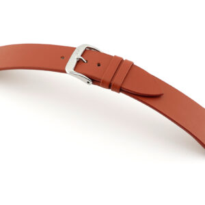 SELVA Lederband zum einfachen Wechseln 24mm cognac ohne Naht - MADE IN GERMANY