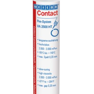 WEICON Sekundenkleber hochviskos, hochtemperaturbständig bis 140°C