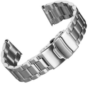 RF Massiv Metallband weiß, 18mm