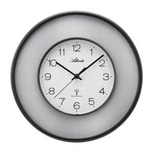 Atlanta 4540/19 Funk-Wanduhr silber