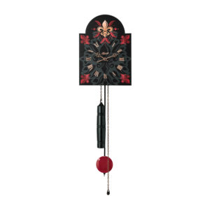 Hermle Schilduhr dunkles Design, Kettenzugwerk