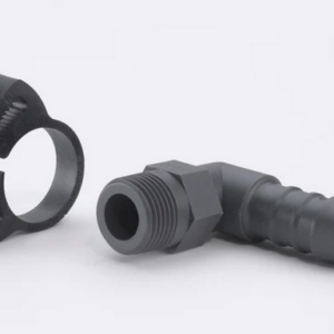 Ablauftülle+Rohrschelle 3/8" für Kugelhahn Elma Ultraschall