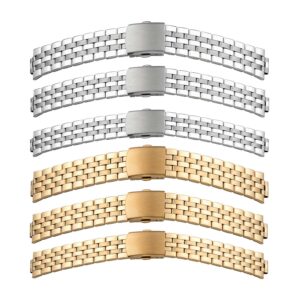 Metallbänder Set weiß und gelb