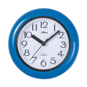 Atlanta 454/5 Quarzwanduhr blau