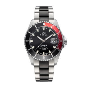 Uhren Manufaktur Ruhla - Armbanduhr Automatik - schwarz/rot