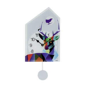 AMS Quarz-Pendeluhr mit Melodie W7492