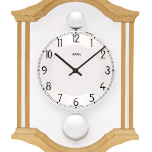 AMS Quarz-Doppelpendeluhr W7447/18