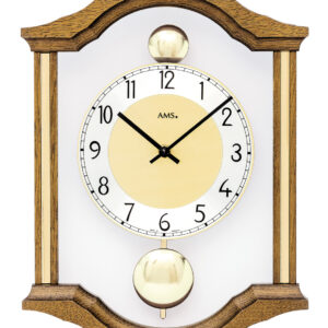 AMS Quarz-Doppelpendeluhr W7447/4