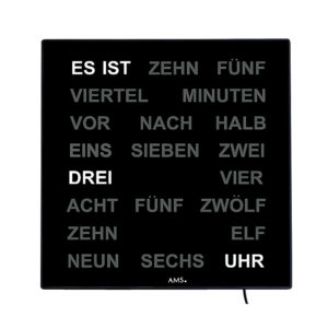 AMS Tisch- und Wanduhr T1235E