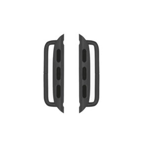 Connector für Apple Watch - Armband Adapter für 42/ 44/ 45mm Gehäuse, Stegbreite 24mm, space grau aluminium