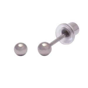 Ohrlino Erstohrstecker Titan, Kugel 3mm