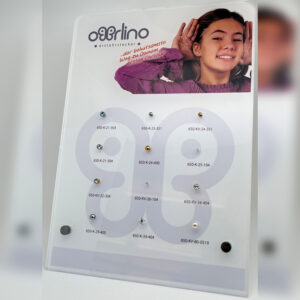 Ohrlino Erstohrstecker Display A5 12 Stecker