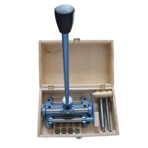 Ringweitenmaschine und Rolle RN-3 mit Box