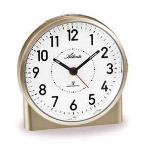 Atlanta 1843/9 Analog-Funkwecker gold