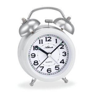 Atlanta 2103/0 Doppelglockenwecker weiß