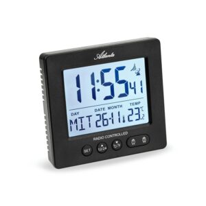 Atlanta 2857/7 Funkwecker schwarz