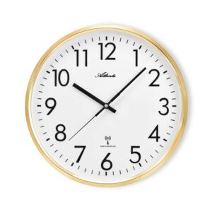 Atlanta 4516/9 Funkwanduhr gold