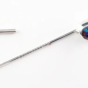 935er Reversnadel mit 3,68 ct. Boulder Opal aus Australien