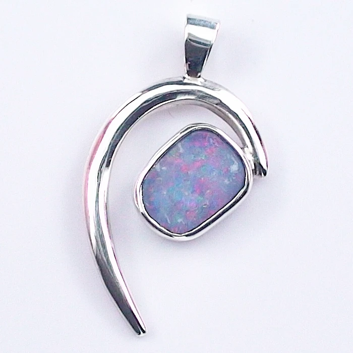 A00662 1 935er silberanhaenger mit white opal silberschmuck sicher online bestellen