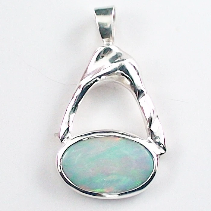 A00671 1 935er silber anhaenger mit white opal silberschmuck sicher online bestellen