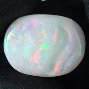 3,16 ct White Opal Multicolor Edelstein Lightning Ridge Australien