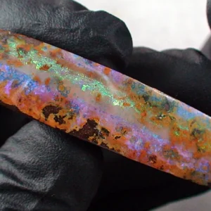 88,35 ct. Boulder Opal aus Australien – Opalstein gebohrt / gelocht