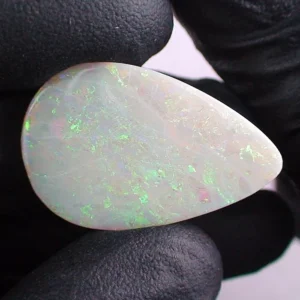 19,06 ct White Opal Multicolor Edelstein Lightning Ridge Australien