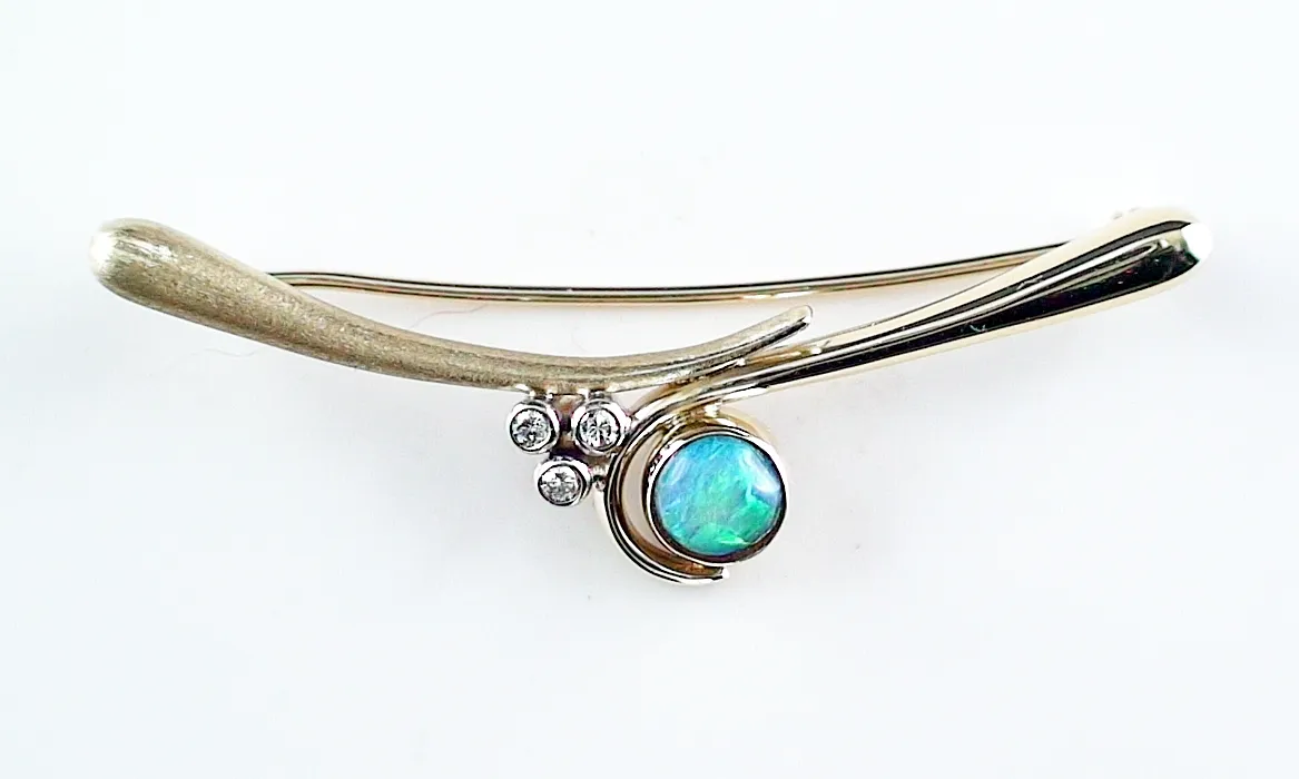 B00460 1 14k gelbgold brosche krawattennadel black crystal opal und diamanten designer ringe online kaufen