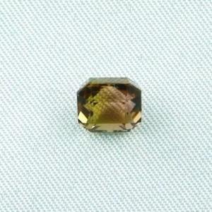2,09 ct Turmalin Orange Verdelith Octagon Schliff Tourmalin