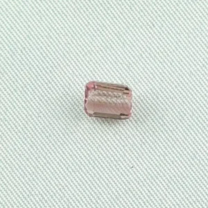 1,24 ct Turmalin Pinker Tourmalin Octagon Bar Edelstein Schmuckstein