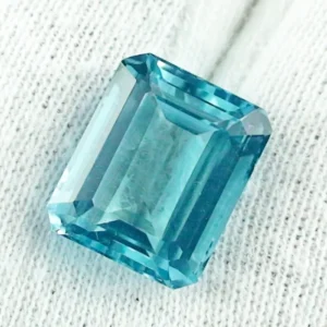 8,89 ct Blautopas London Blue Octagon Schliff Topas Edelstein