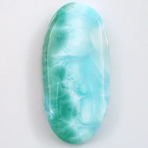 54,85 ct Larimar Edelstein – Natürlicher unbehandelter Heilstein aus der Karibik