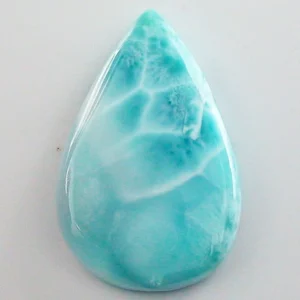 32,47 ct Larimar Edelstein – Natürlicher unbehandelter Heilstein aus der Karibik