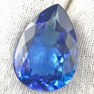 Seltener AAA 13,72 ct Tansanit Edelstein aus Tansania Tropfen multifacettiert