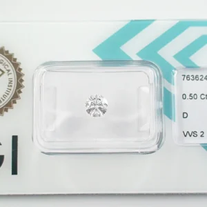 IGI-zertifizierter 0,50 ct Diamant - River D (Hochfeines Weiß) - VVS2 - Triple Excellent