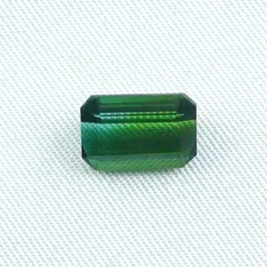 3,53 ct Turmalin Grüner Verdelith Octagon Schliff Edelstein Tourmalin