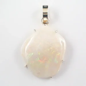 9,33 gr. 14k/585 Gelbgold Anhänger mit Boulder Opal aus Australien