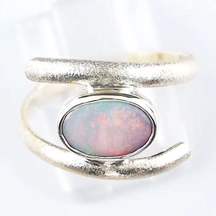 R00425 1 14k gelbgold ring mit white opal goldringe sicher online bestellen