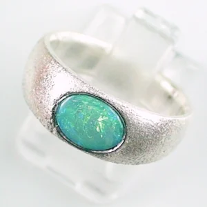 935er Opal Ring mit 0,51 ct. Crystal Opal