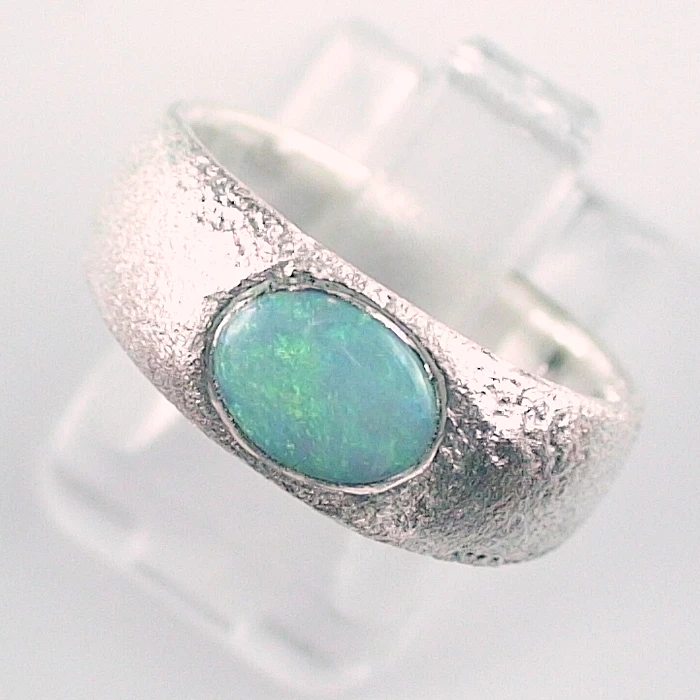 R00480 1 935er silberring mit crystal opal silberringe sicher online bestellen