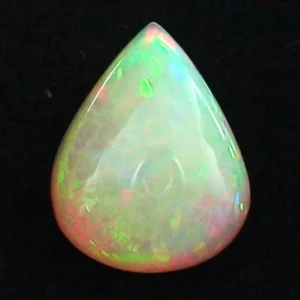 10,25  ct Welo Opal Multicolor - Doppelseitig - Milchopal für Opal Schmuck - Tropfen Schliff