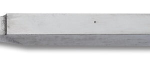 Feindrehstichel abgerundet Schaft 5x5 mm Leinen