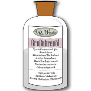 Großuhrenöl J.D. Windles, 100ml