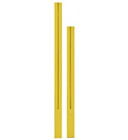 Zeigerpaar Euronorm Balken gelb Minutenzeiger-L:180mm