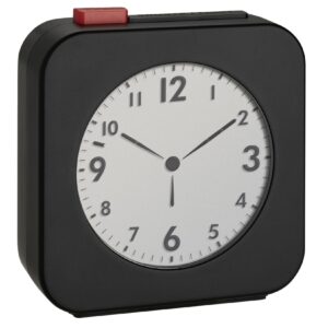 TFA Funkwecker LCD, schwarz