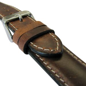 Lederbänder 10er-Karte Sattelleder 18-22mm schwarz, dunkelbraun, mittelbraun