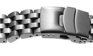 Metallband Edelstahl 22mm Stahl satiniert