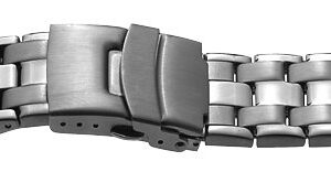 Metallband Edelstahl 24mm Stahl poliert/mattiert