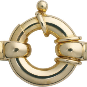 Federring Gold 750/-Gg Ø 18,00mm mit drei Bund und zwei Rollos